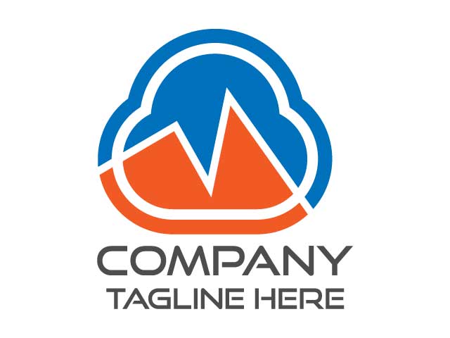 Sky and new company Unique Cloud logo design free download