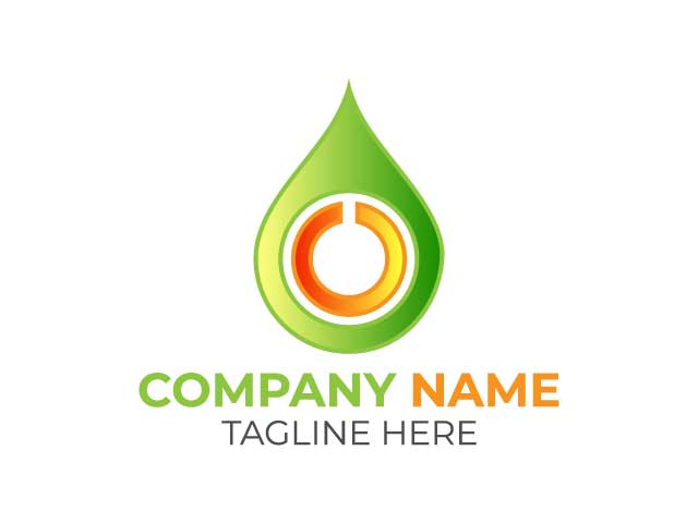 Water pure logotype design brand free download