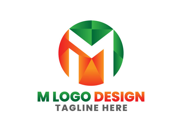 M Letter Logo design free download
