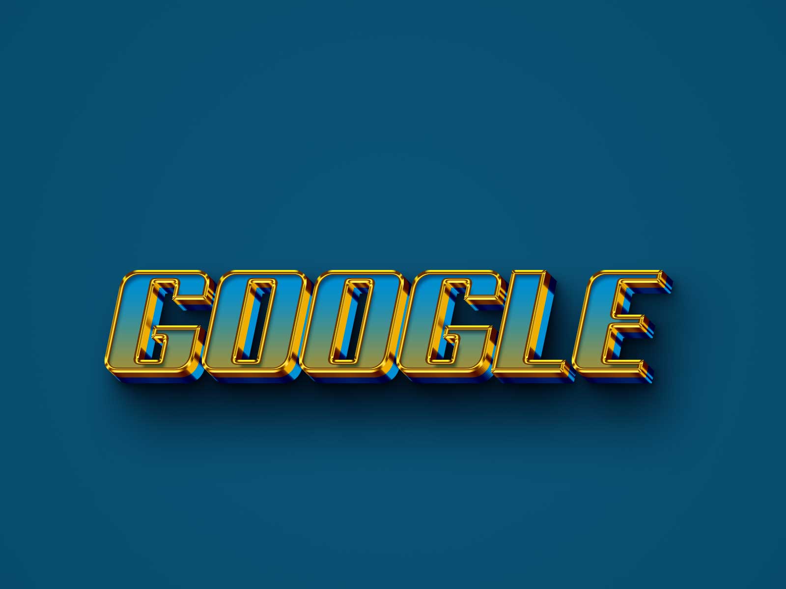 Google 3D editable text effect free download