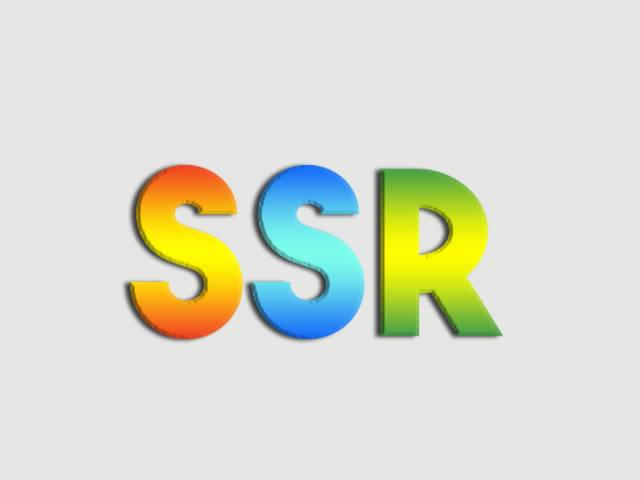 SSR 3D mockup logo design free download