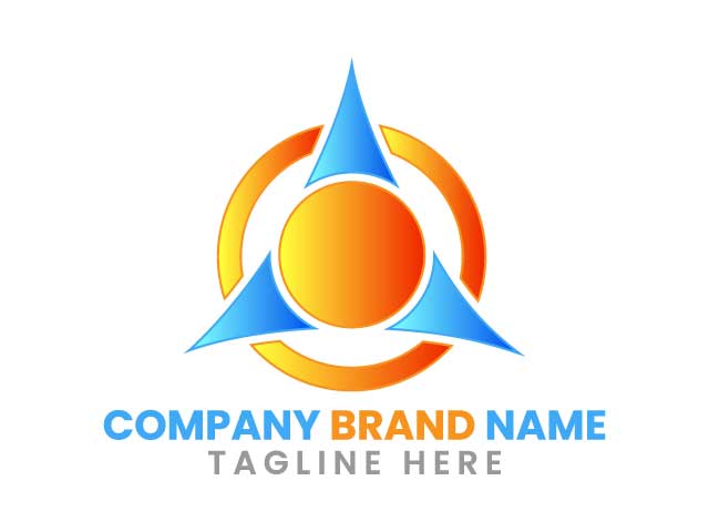 Modern custom brand logo design free download