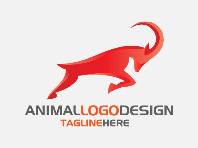 Powerful animal logo design free download