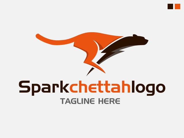 Spark chettah logo design free download