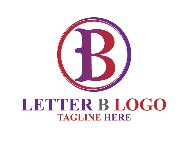 Letter b logo design