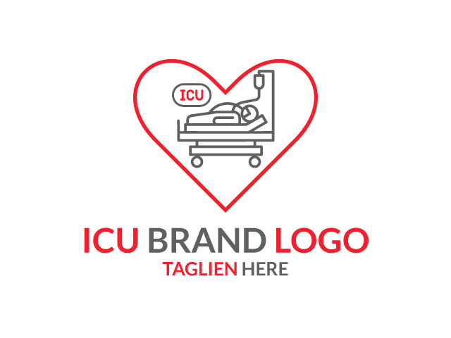 Icu brand medical logo design