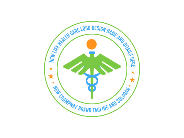 New life health care brand logo design